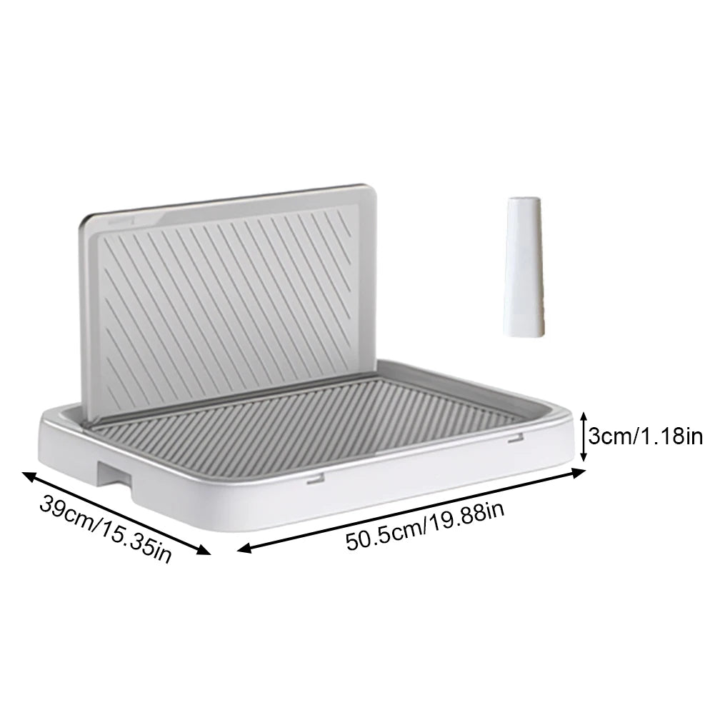 Dog Potty Tray with Pee Wall Pan Trainer Anti-Splash Pet Indoor Dog Training Toilet Pet Dog Toilet Puppy Kitten Cleaning Tool