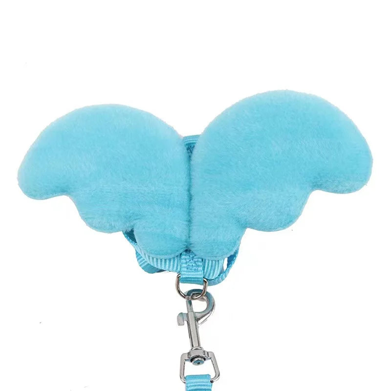 1pc Angel Wings Pet Harness and Handle Set for Cats and Small Dogs Leash Rabbit Leash Cat Leash Retractable Adjustable Chest