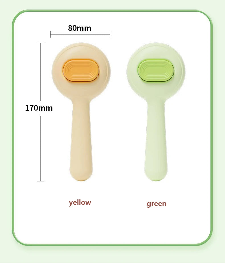 Pet self-cleaning comb cat comb pet wire brush self-cleaning steel needle comb pet supplies