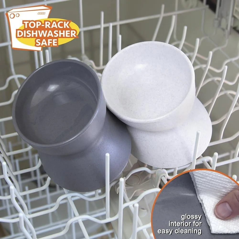 Raised Cat Bowls, Small Bowl 2pk (Modern)