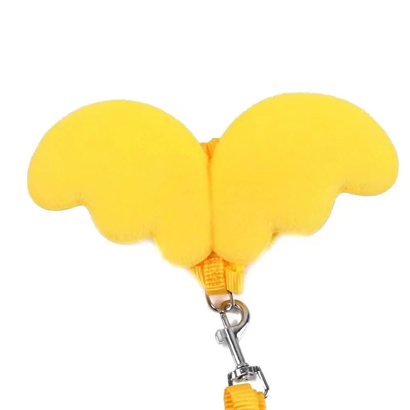 1pc Angel Wings Pet Harness and Handle Set for Cats and Small Dogs Leash Rabbit Leash Cat Leash Retractable Adjustable Chest