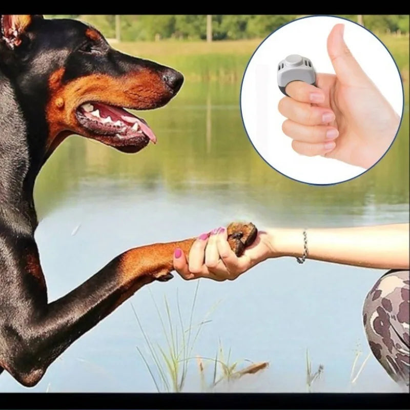 Pet Clicker Ring  for Dog Cat Horses Bird  Mini Finger Clickers Training Equipment Obedience Behavior Scientific 1pcs