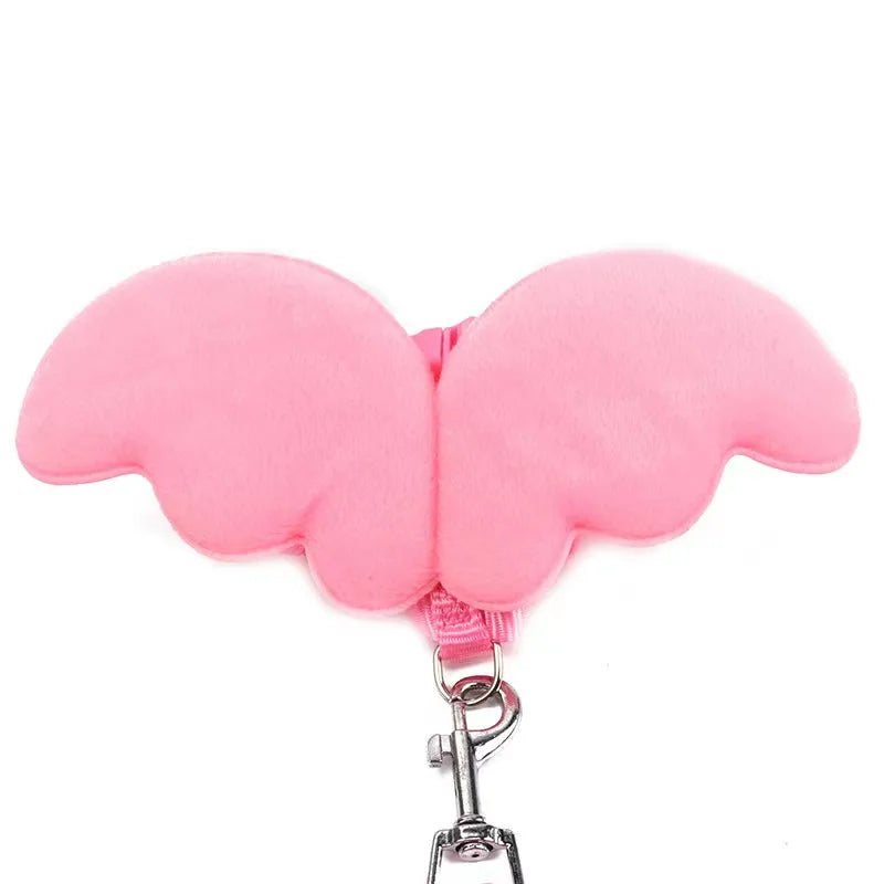 1pc Angel Wings Pet Harness and Handle Set for Cats and Small Dogs Leash Rabbit Leash Cat Leash Retractable Adjustable Chest